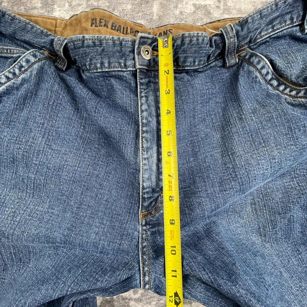Duluth Trading Co Flex Ballroom Jeans Mens‎ 44x34 Blue Workcore Utility Pants